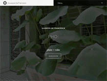 Tablet Screenshot of giuseppedefrancesco.com